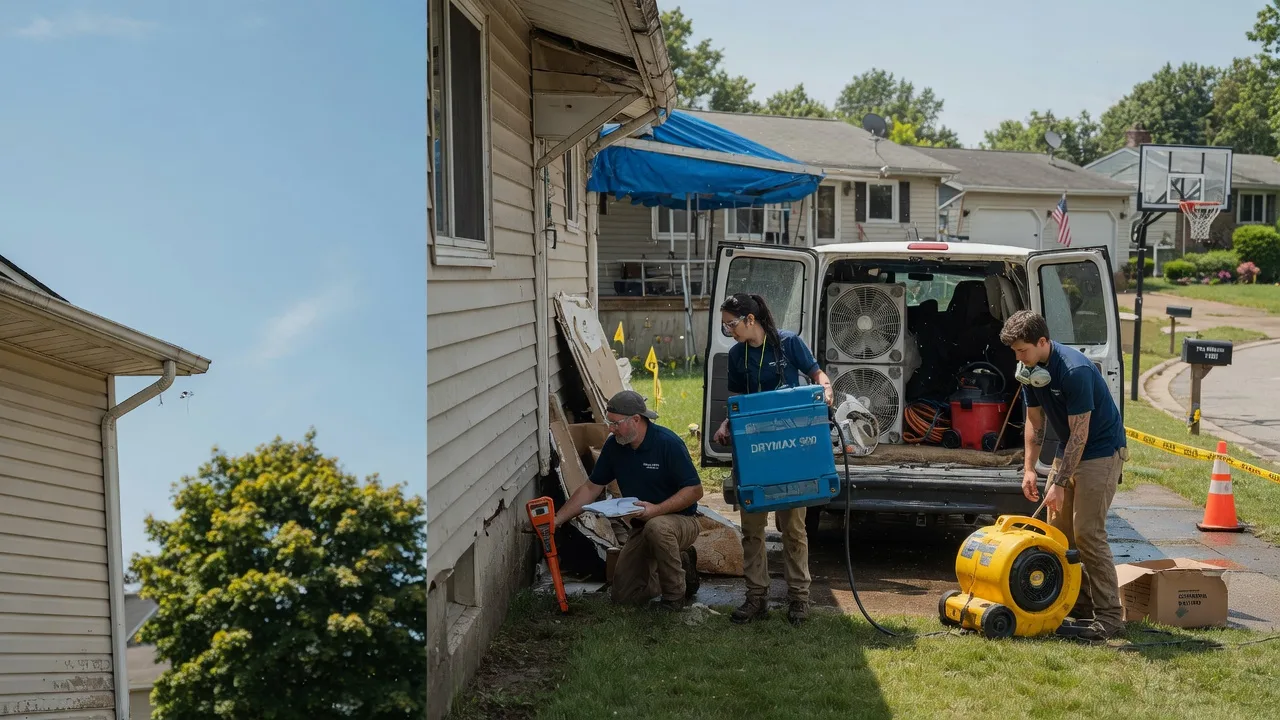 Ceiling Leak Cleanup in Fountain City, IN near me